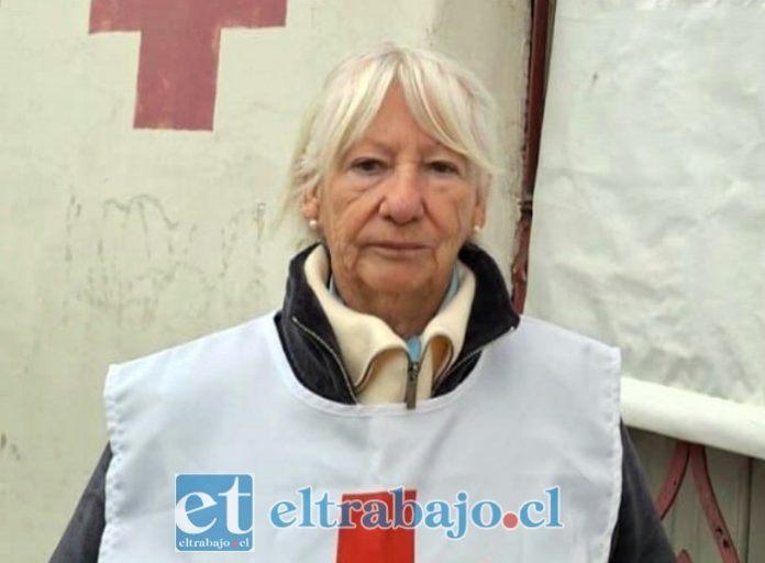 María Angélica Martínez, vicepresidenta Cruz Roja filial San Felipe.