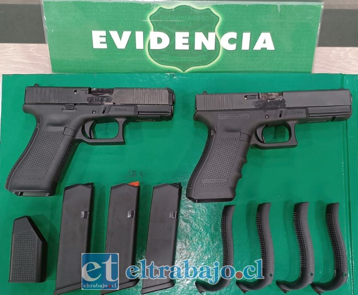 Arma y municiones se decomisaron en el segundo operativo.