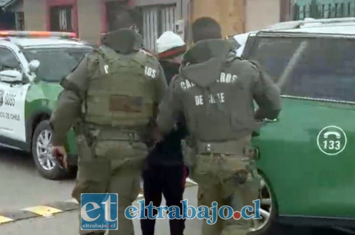 Sección Centauro de Carabineros detuvo a dos delincuentes prófugos de la justicia en Llay Llay.