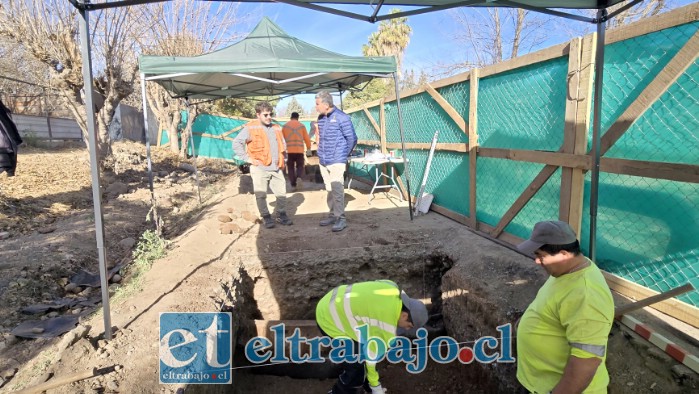 Realizan hallazgo arqueológico en San Esteban.