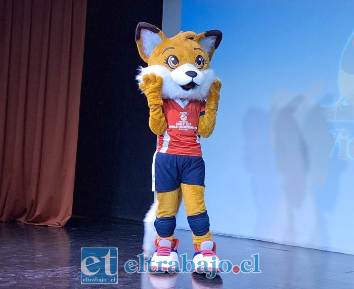 Zuri llegó a San Felipe en la previa del Mundial de Vóleibol Femenino.