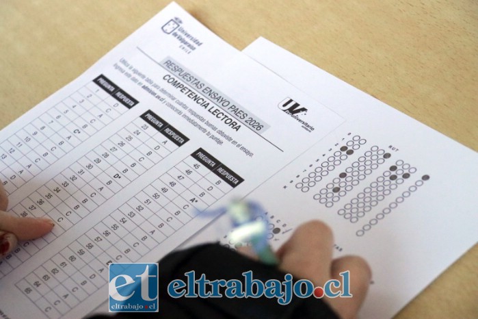 PreUV realizó primer ensayo PAES del año.