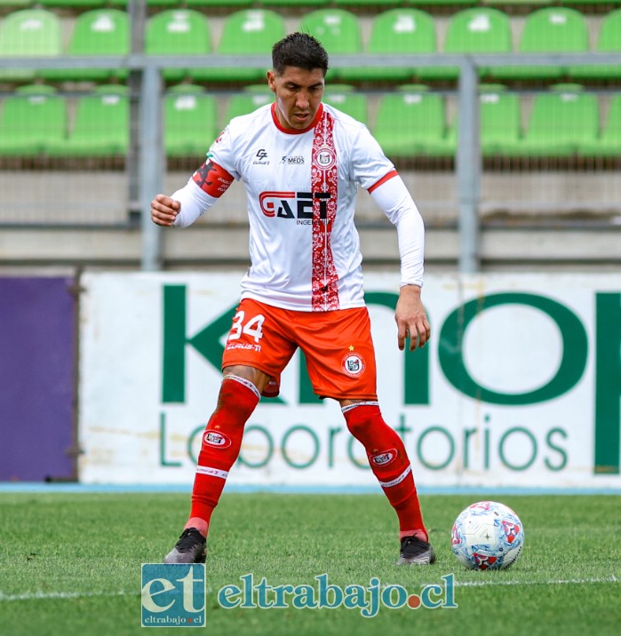 No fue feliz el estreno oficial en el torneo de Ascenso para el zaguero Cristián Suárez (Foto: Gentileza Prensa Santiago Wanderers).