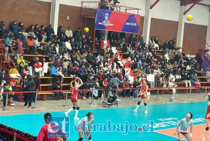Mundial femenino de vóleibol U17 se jugó en San Felipe.