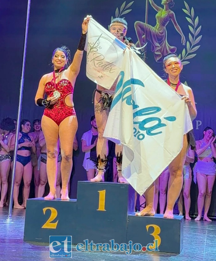 Pierina Cantillano, segundo lugar en Pole Story Principiante.