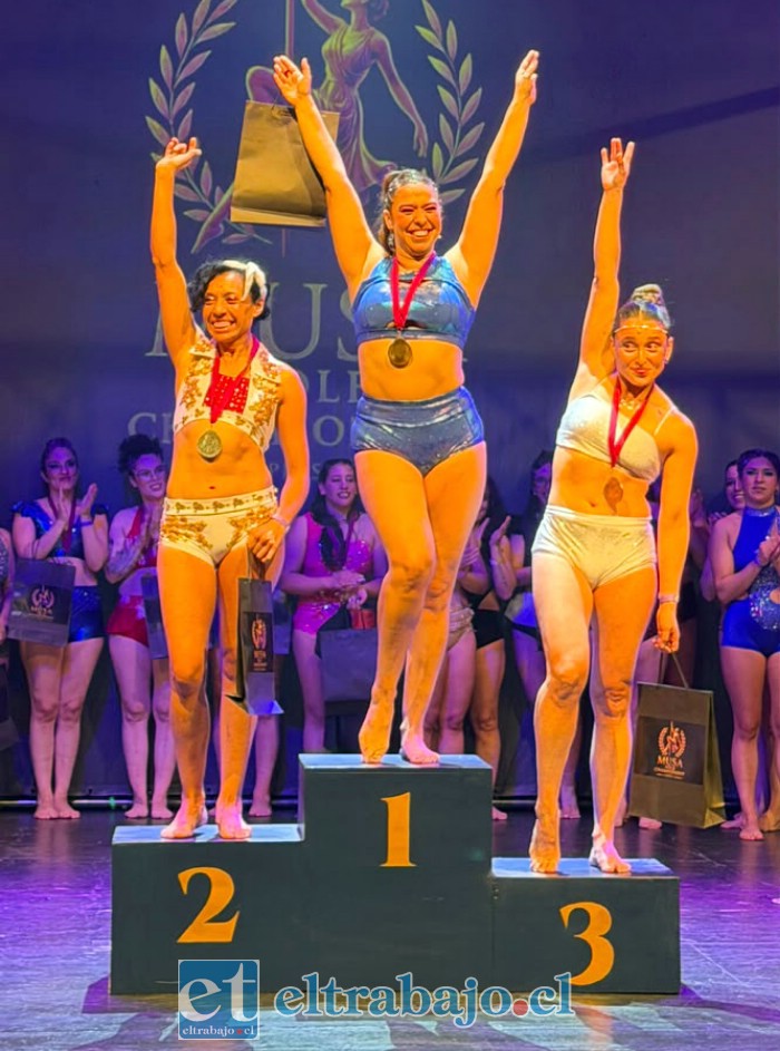 Daniela Díaz, primer lugar en Pole Control Amateur Master 40.