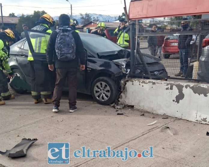 Una persona lesionada dejó el primer choque en San Felipe.