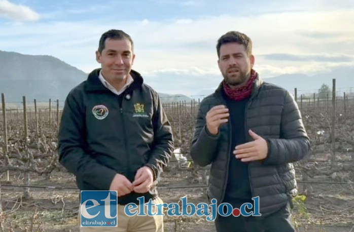 Alcalde Gonzalo Vergara y senador Diego Ibáñez.