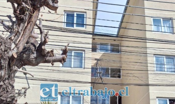 Este es uno de los block de departamentos en Sargento Aldea, donde vecinos están afectados por alzas de agua.