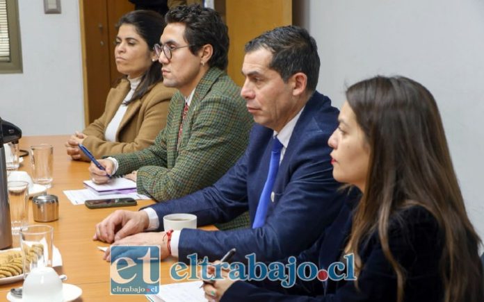 Alcalde de Panquehue, Gonzalo Vergara, asistió a la reunión.