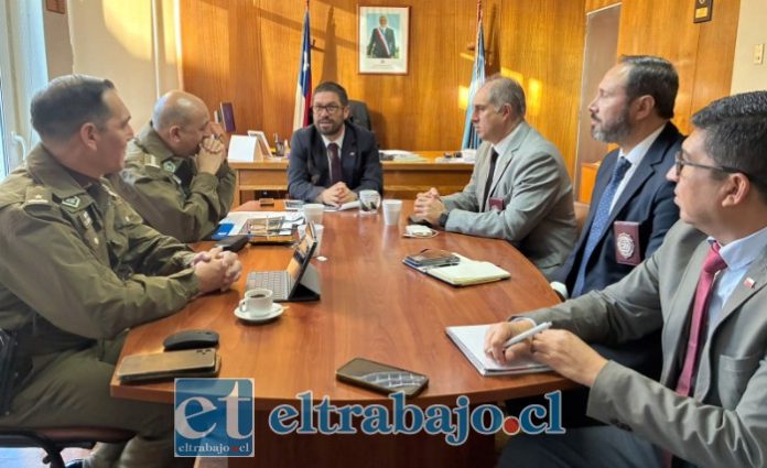 Carabineros, PDI y Delegación Provincial analizaron las cifras de delitos.