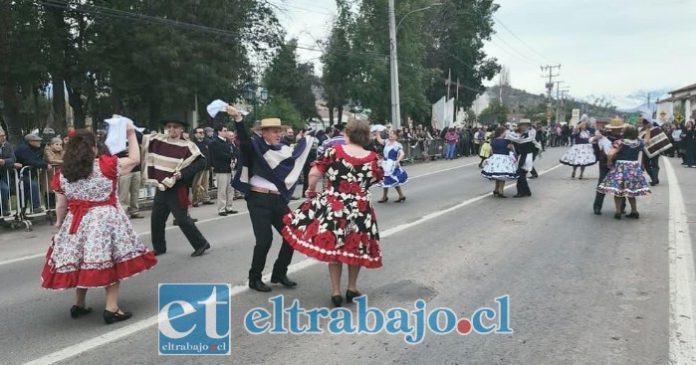 Los pies de cueca no podían faltar en la actividad.