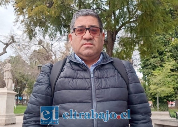 Claudio Pantoja, presidente de la Junta de Vecinos de Villa Curimón II Etapa.