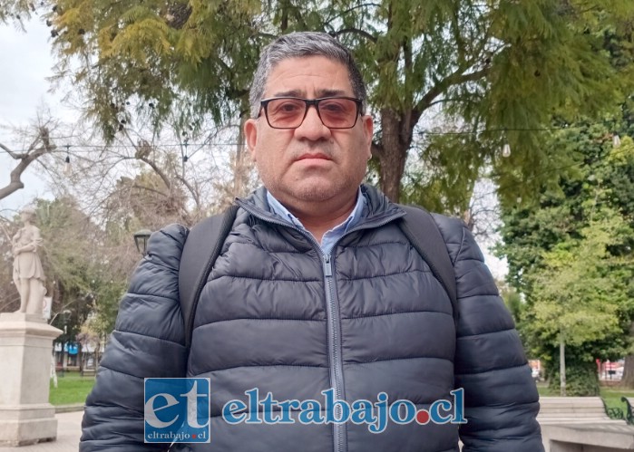 Claudio Pantoja, presidente de la Junta de Vecinos de Villa Curimón II Etapa. 