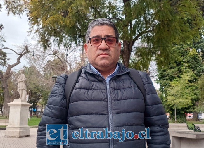 Claudio Pantoja Catalán, presidente de la Villa Curimón II Etapa (Imagen de archivo).