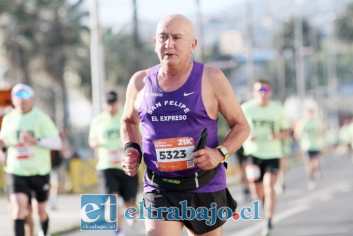 El corredor sanfelipeño competirá formalmente en la categoría 70 años.