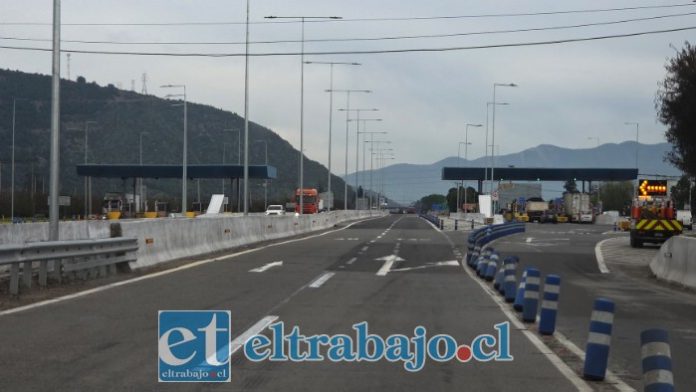 Justicia ordena habilitar retorno en Ruta 5 Norte en Peaje Las Vegas en Llay Llay.