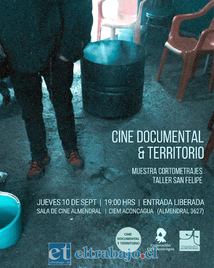 Este jueves 10 de septiembre se realizará la segunda muestra de los cortometrajes en la Sala de Cine Almendral, con entrada liberada para toda la comunidad.