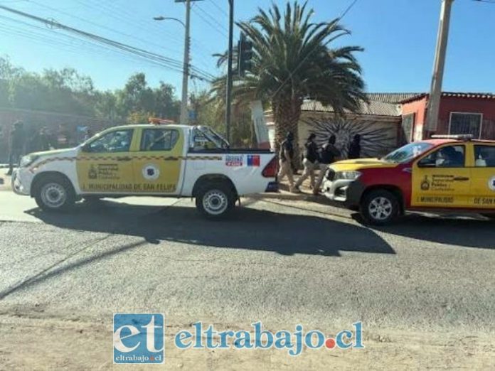 Tres detenidos dejó operativo desarrollado en el sector poniente de San Felipe (Imagen de archivo).
