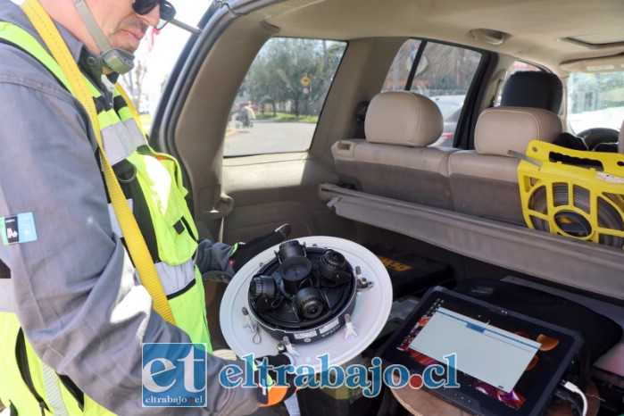 Instalan nueva cámara de seguridad en San Felipe. 