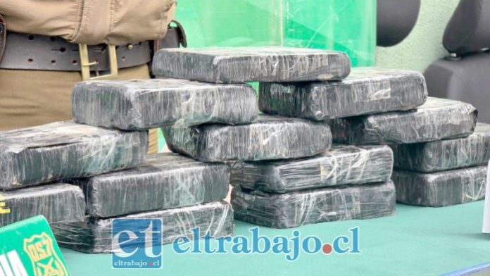 Más de 50 kilos de drogas transportaban estos delincuentes.