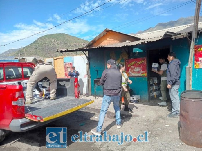 Continúa labor de información y fiscalizaciones en la Toma de San Felipe.