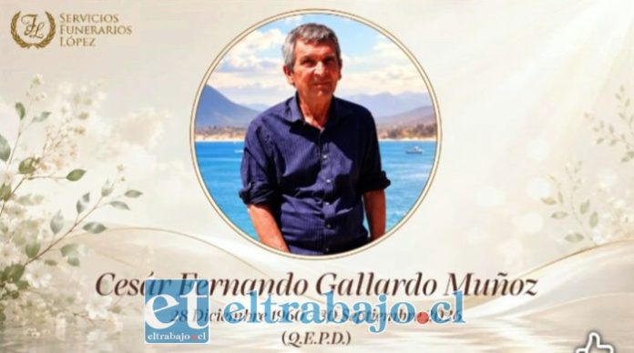César Fernando Gallardo Muñoz, conocido como ‘El Sheriff’, falleció este 30 de septiembre.