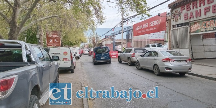 Avenida Chacabuco, donde ocurrió el incidente este miércoles.