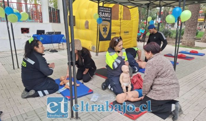 Vecinos y vecinas se capacitaron.