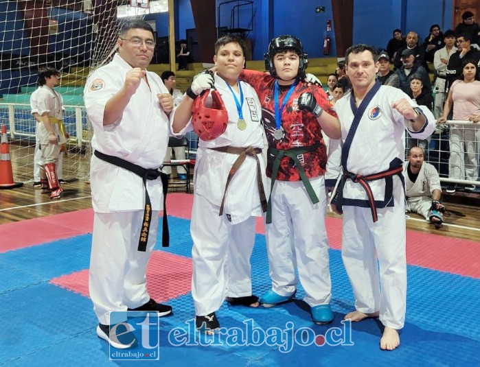 Daniel Arias Jr. alcanzó el segundo lugar en la categoría juvenil de light contact.