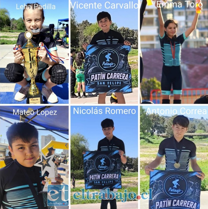 Acá los integrantes del Club de Patín Carrera Prosperidad.