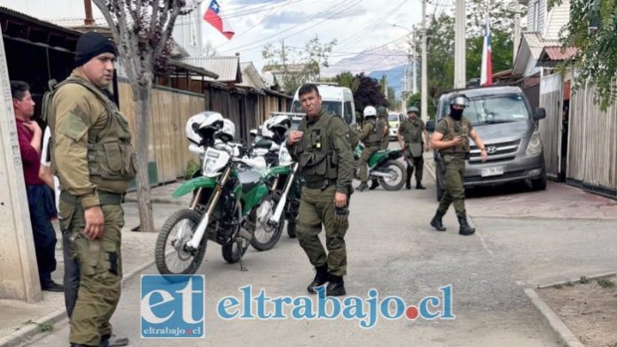 Balacera en inmediaciones de escuela en Curimón movilizó a Carabineros.