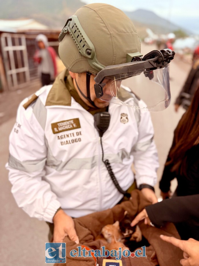 «Agentes de diálogo» ayudaron a rescatar mascotas. 