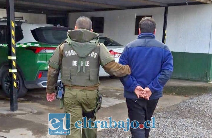 Detienen a delincuente que atacó con un machete a su expareja (Imagen: Diario Putaendo Informa).