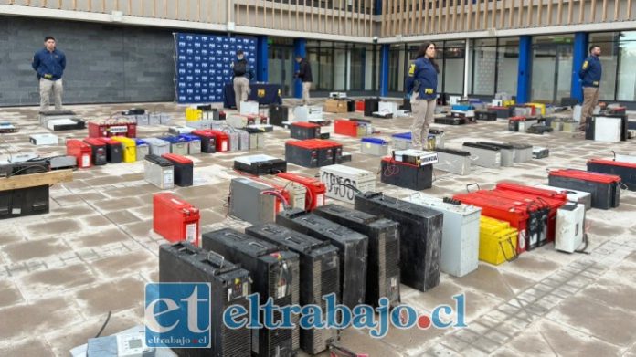 PDI recuperó diversos equipos tecnológicos en la Toma de San Felipe.