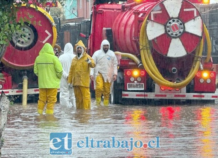 Lluvia generó algunos inconvenientes en puntos críticos (Imagen de archivo).