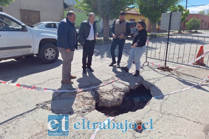 Equipos municipales revisaron la situación.